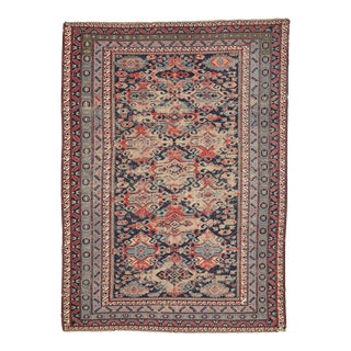 District Loom Vintage Caucasian Sumaq Area Rug For Sale