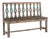 Vintage Indian Painted Teakwood Bench For Sale