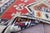 1990s Tribal Red Ikat Handmade Rug For Sale - Image 10 of 12