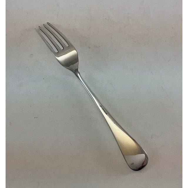 1970s Silver Plated Dinner Fork, Rattail For Sale - Image 9 of 12