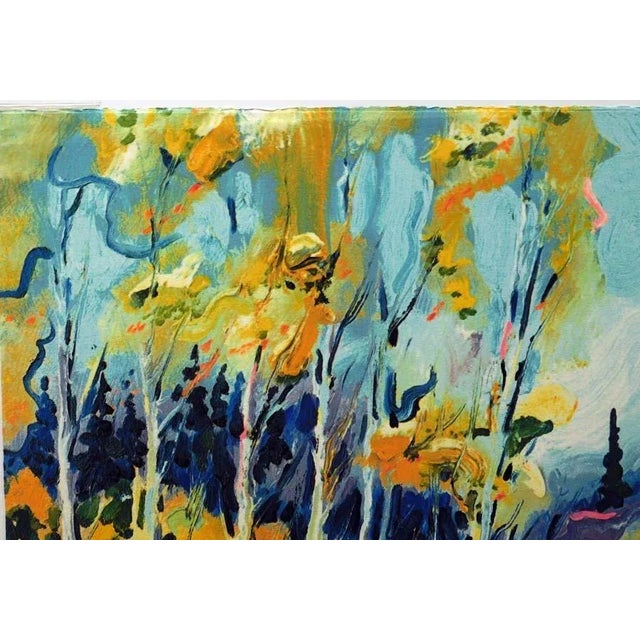 Earl Biss "Autumn in the Rockies" Serigraph on Paper Hand Signed For Sale In Denver - Image 6 of 10