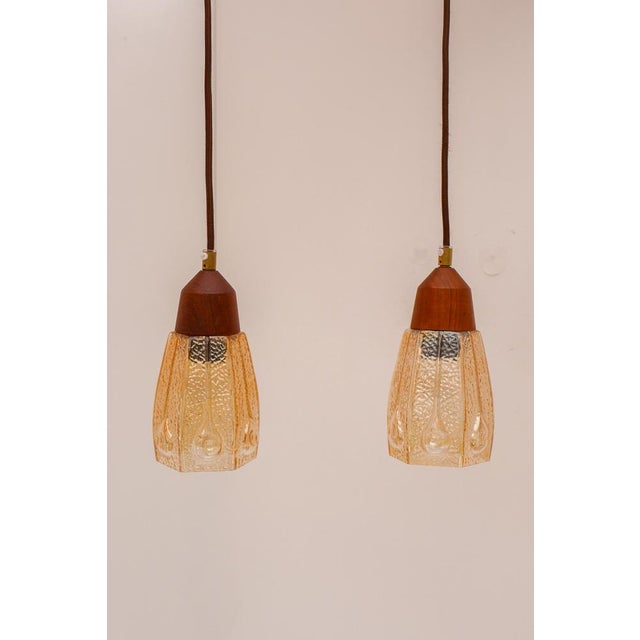 Pendant Lamps in Glass from Pukeberg, Sweden, 1960s, Set of 2 For Sale - Image 12 of 18