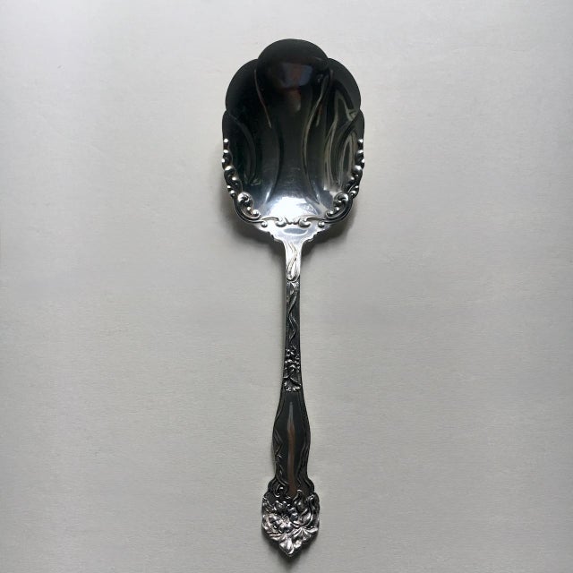 American Silver Sp Co. Silver Berry Spoon Circa 1900 For Sale - Image 14 of 17