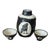 Crow Sake Bottle Set - Bottle and Cups- 3 Pieces For Sale