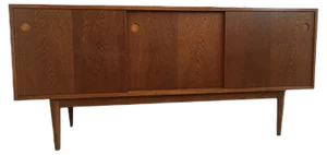 Scandinavian Modern Danish Oak Sideboard, 1960s