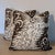 Quadrille Les Indiennes Brown on Tint Pillows With Cream Cord- Pair Double Sided For Sale - Image 4 of 6