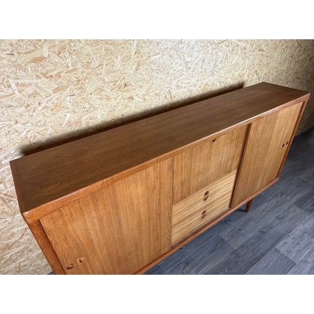 Danish Modern Teak Highboard by H.W. Klein for Bramin For Sale - Image 11 of 18