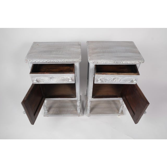 Pair Of French Country Painted End Tables Chairish