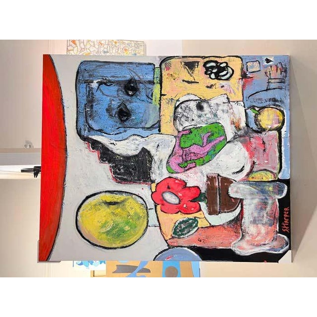 Scott Harper Mixed Media Painting titled “An Apology” 2022 For Sale - Image 12 of 12