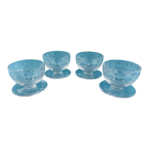 1980s Vintage Waterford Grapefruit Bowls, Set of 4