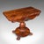 This is an antique club lounge poker table. An English, rosewood fold-over games or card table, dating to the William IV...