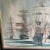 Nautical 20 Th Century Oil on Canvas American School Framed Signed Sailing Ships For Sale - Image 3 of 12