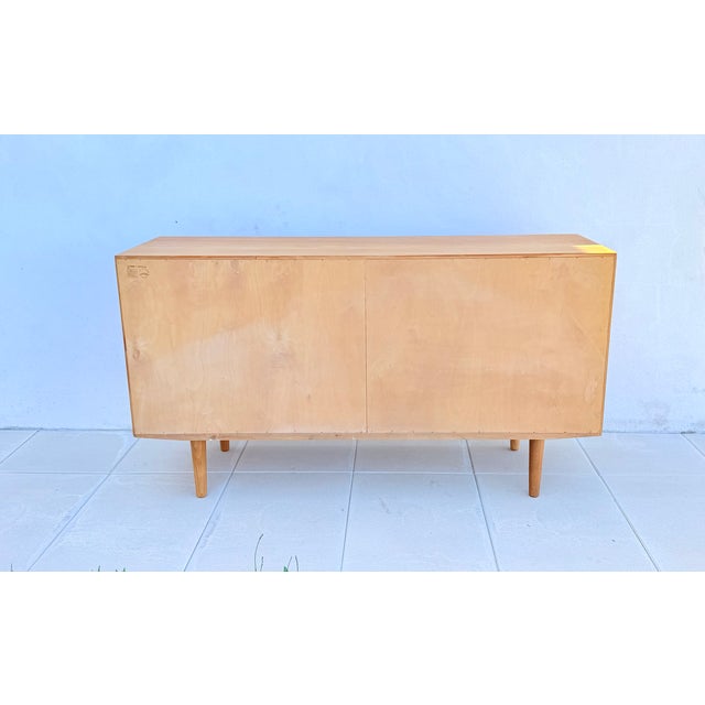 Danish Oak Sideboard by Carlo Jensen for Poul Hundevad, 1960s For Sale - Image 4 of 18