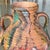 Vintage Boho Hand Painted Pottery Vase For Sale - Image 12 of 13