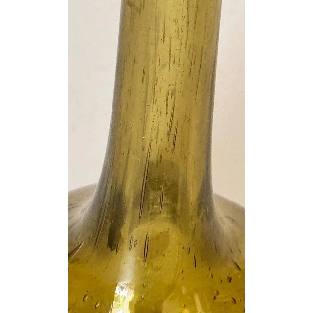 Tall Bubble Glass Bud Vase, 1960s For Sale - Image 9 of 13