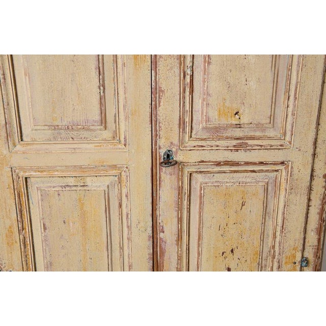Wood Antique Tall Narrow Pine Cabinet, Northern Sweden, 1810 For Sale - Image 7 of 13