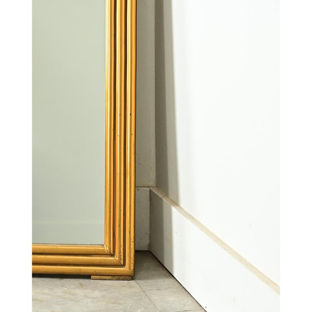 French Louis Philippe Style Gilt Mirror For Sale - Image 9 of 10