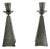 Swedish Grace Tin Candlesticks from Cicelören in Nyköping, 1940, Set of 2 For Sale
