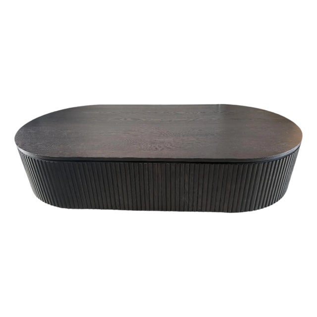 Rh Byron Coffee Table – Black Oak – Restoration Hardware For Sale