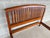 Traditional Pennsylvania House Queen Size Cherry Slatted Sleigh Bed Frame For Sale - Image 3 of 8
