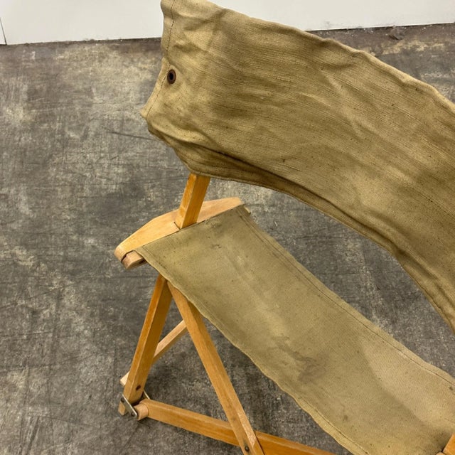 Mid-Century Modern 1960s Praia Folding Chair Attributed to Pier Giacomo Castiglioni for Gavina For Sale - Image 3 of 10