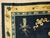 Chinese 1880s Navy Blue and Tan Chinoiserie Pattern Floral Antique Chinese Peking Rug For Sale - Image 3 of 8