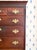 Brown Antique Late 1700s Western Maryland Chippendale Walnut Tall Chest of Drawers For Sale - Image 8 of 15