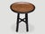 2010s Andrianna Shamaris Midcentury Couture Antique Teak Wood Tray Side Table For Sale - Image 5 of 5