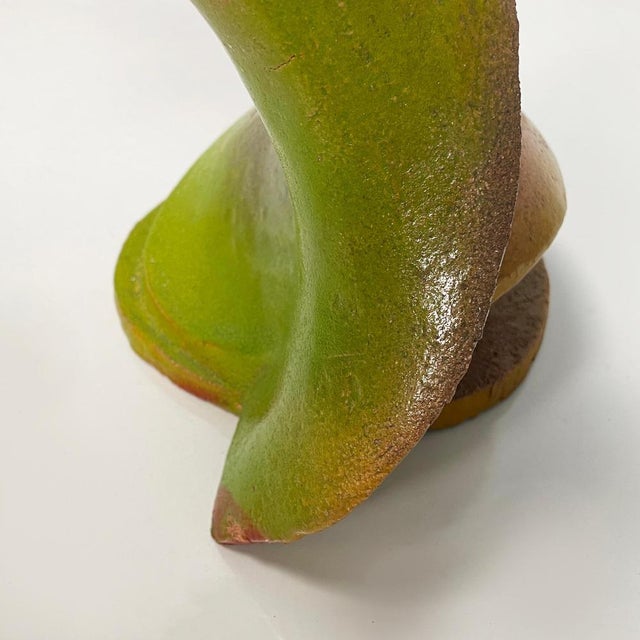 Italian Modern Abstract Organic Sculpture in Terracotta, 1970s For Sale - Image 16 of 18