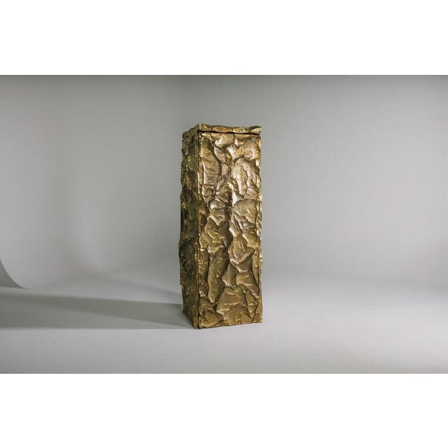 Golden Peak Brass Monolith by Zincutec For Sale - Image 4 of 9
