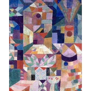 1919 Burggarten Modernist Multicolor Fine Art Print by Paul Klee — 11" X 14" For Sale