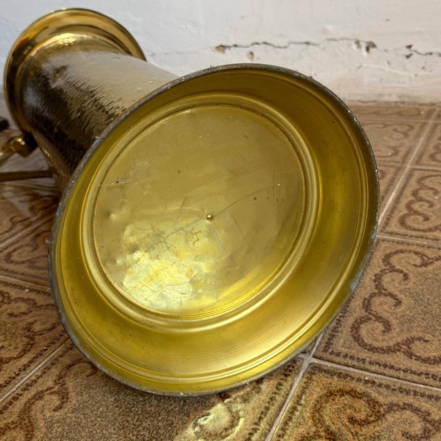 Vintage Brass Umbrella Stand, 1950s For Sale - Image 11 of 12