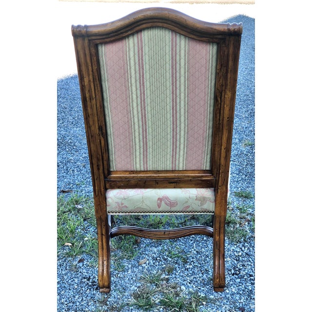 French Country Upholstered Dining Chairs Set of Four Chairish