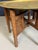 Antique Anglo-Indian Benares Brass Tray Table with Hand-Carved Folding Wooden Base, 1910 For Sale - Image 11 of 15