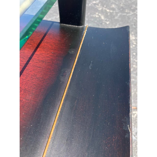 Vintage MCM 3 Tier Side Table by Gordon’s Inc, Pagoda Form, C 1950s For Sale - Image 11 of 12