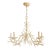 Coral Motif Five Lights Chandelier For Sale
