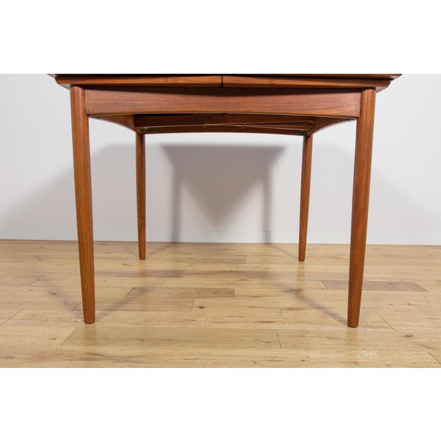 Mid-Century Square Extendable Teak Dining Table, Denmark, 1960s For Sale - Image 18 of 18