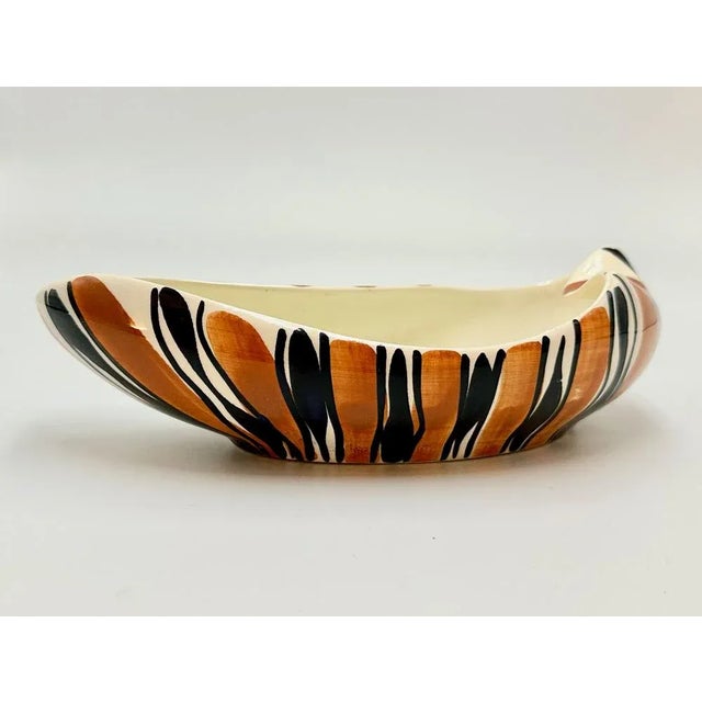 Black Mid-Century No 204 Faience Ashtray by Wit Płażewski, 1957 For Sale - Image 8 of 11