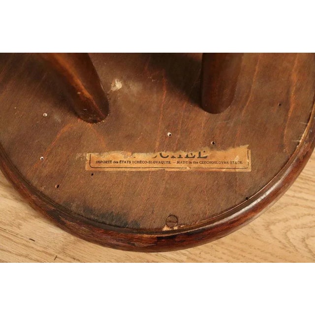 Wood Antique Side Table, 1920 For Sale - Image 7 of 9