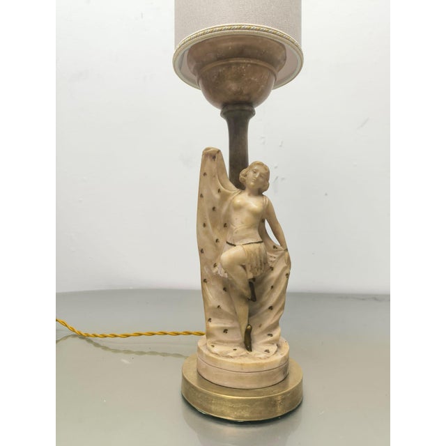 Baroque Vintage Structure with Lampshade, 1940s For Sale - Image 3 of 18