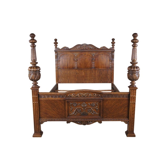 antique gothic bed