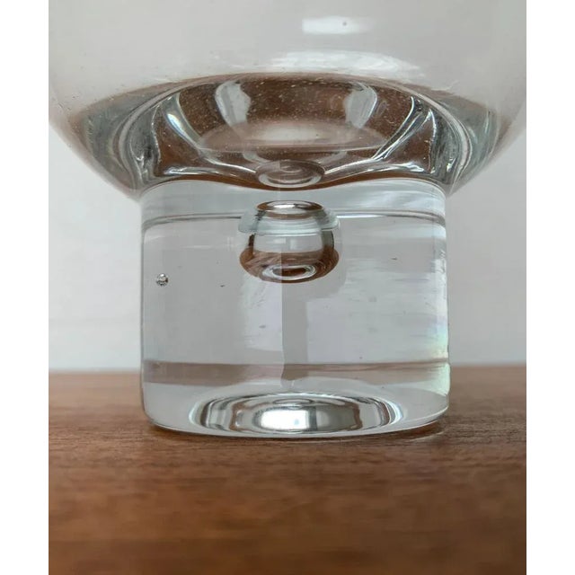 Vintage Italian Glass Bubble Vase, in Very Good conditions. Designed 1970 to 1979