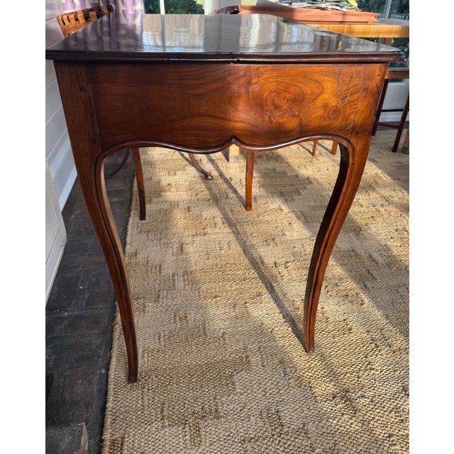 Antique Walnut French Transition Table For Sale - Image 13 of 18