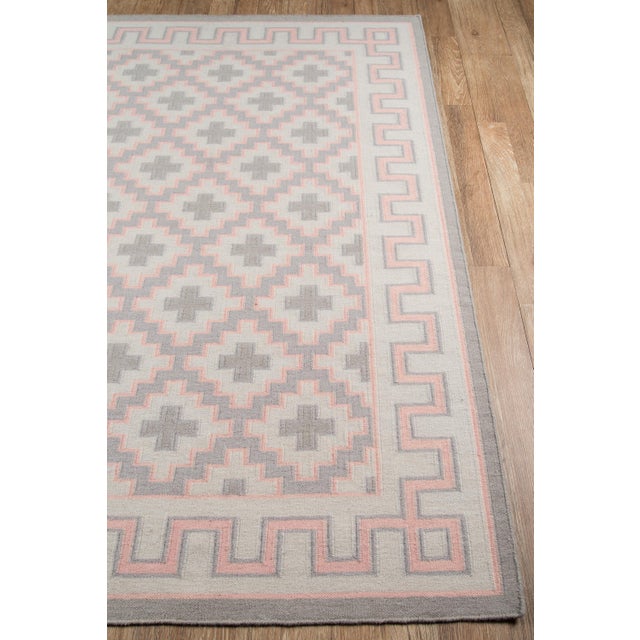 Erin Gates by Momeni Thompson Brookline Pink Runner Hand Woven Wool