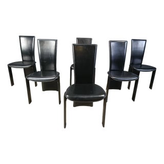 Dining Chairs by Pietro Costantini, 1980s, Set of 6 For Sale