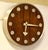 Mid-Century Modern 1970s Howard Miller Wall Clock Designed by Arthur Umanoff Zebra Wood & Chrome For Sale - Image 3 of 12