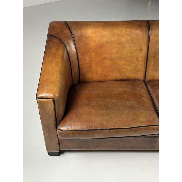 Art Deco Sheepskin 3-Seater Sofa For Sale - Image 18 of 18