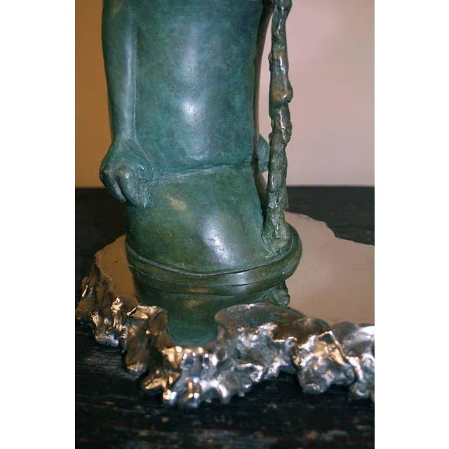 Early 21st Century "Ashamed of Myself" a New Bronze Sculpture by Ivan Palmer For Sale - Image 5 of 9