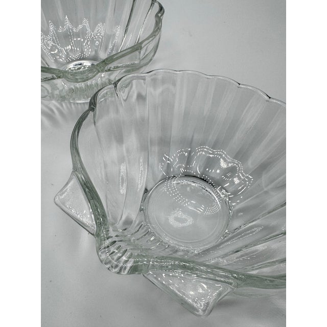 Modernist Seashell Shaped Bowl, Trinket - Pair For Sale - Image 9 of 11