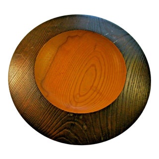 Nick Cook Ash Wood Turned Bowl Signed and Dated 1996 For Sale